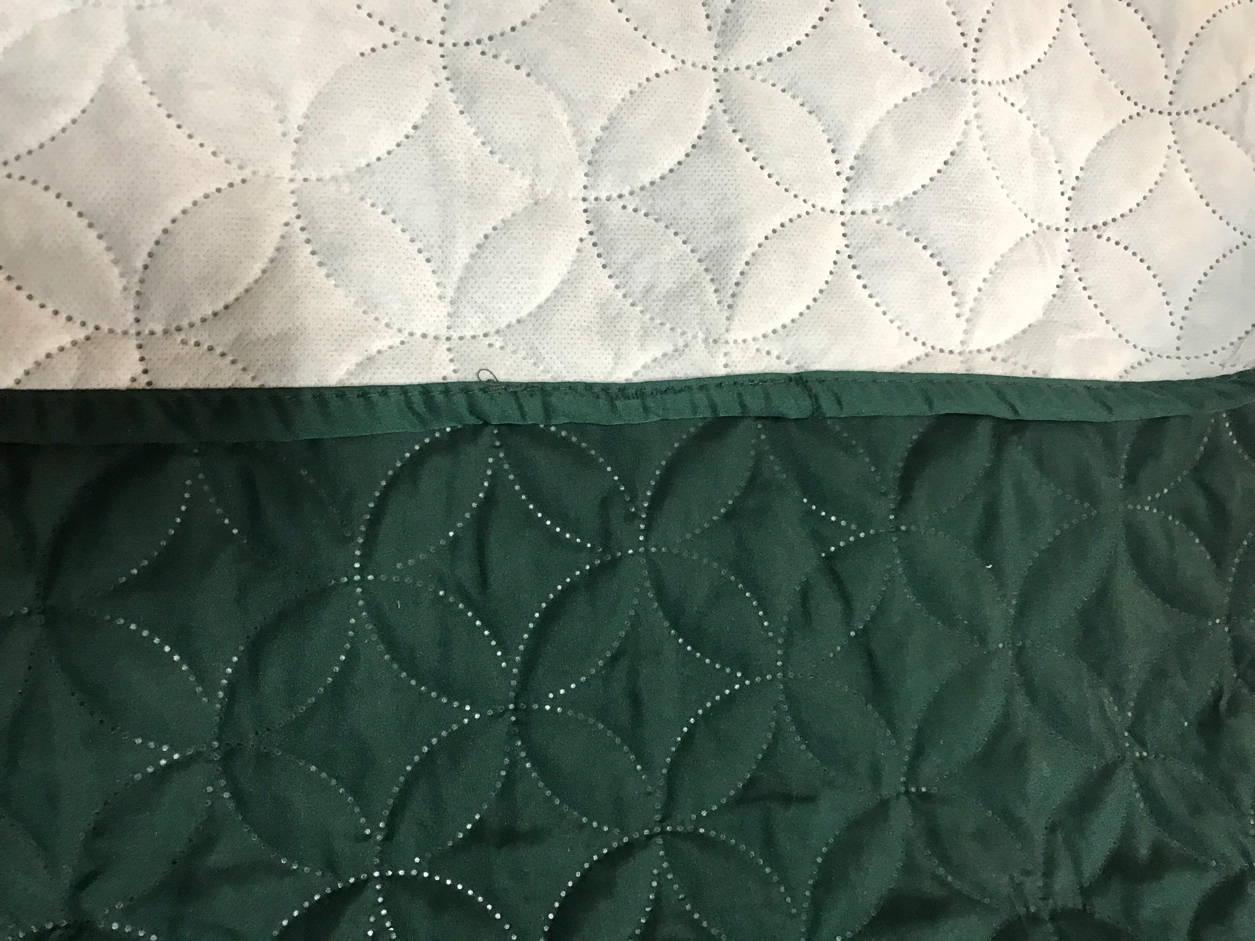 Ultrasonic Quilted Sofa Cover-Sofa Runner (Green)